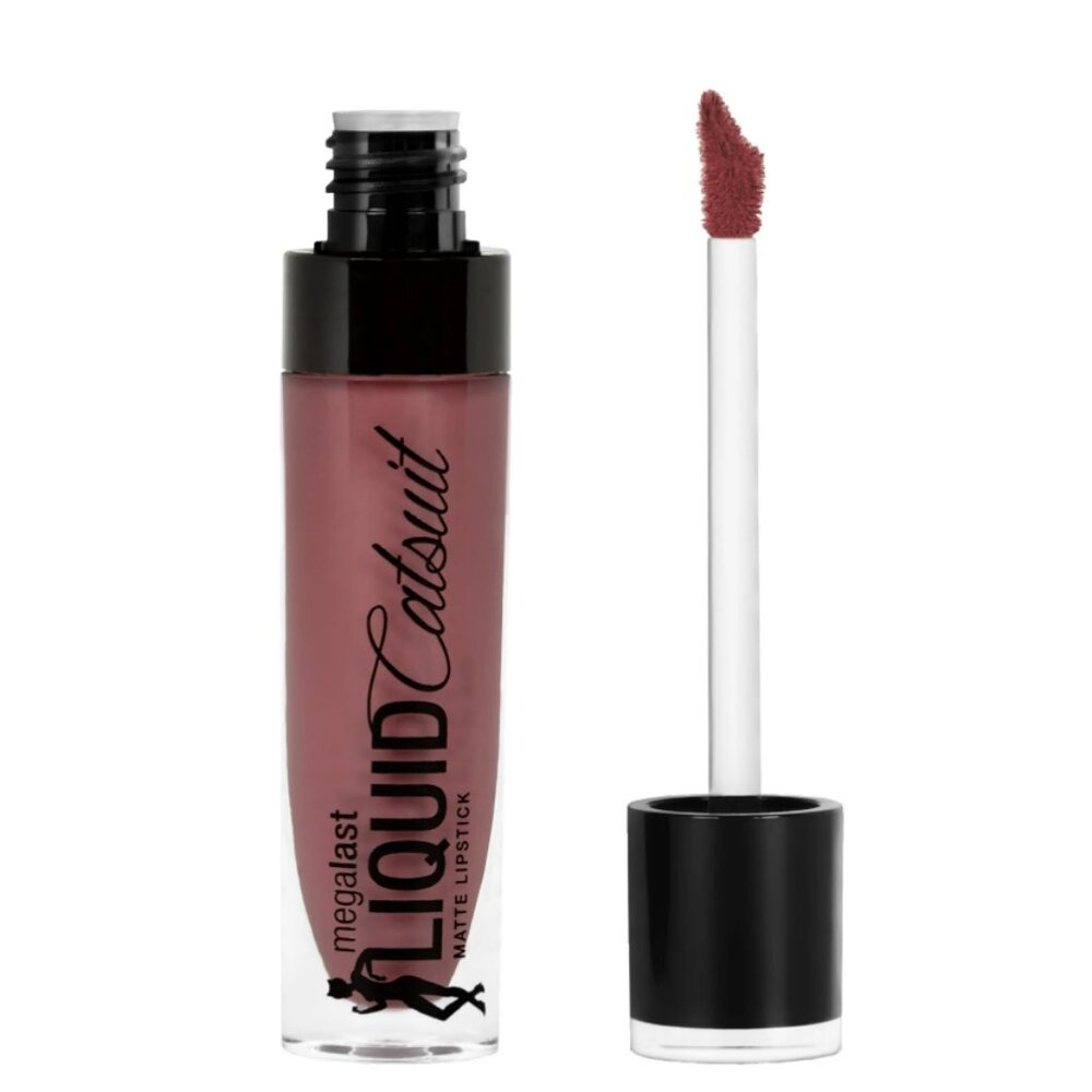 NWT Wet n Wild Megalast Liquid Catsuit Matte Lipstick Rebel Rose #924B Sealed
